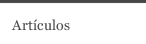Art&iacute;culos