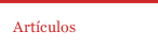 Art&iacute;culos